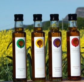 Broighter Gold Premium Rapeseed Oils produced in Limavady
